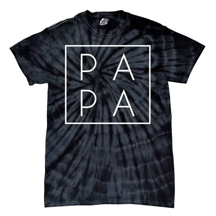 Modern PA PA Papa Father logo Tie-Dye T-Shirt