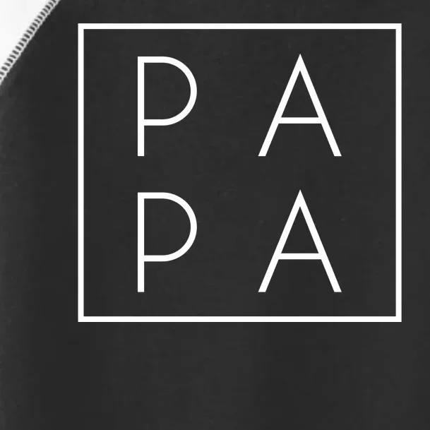 Modern PA PA Papa Father logo Toddler Fine Jersey T-Shirt