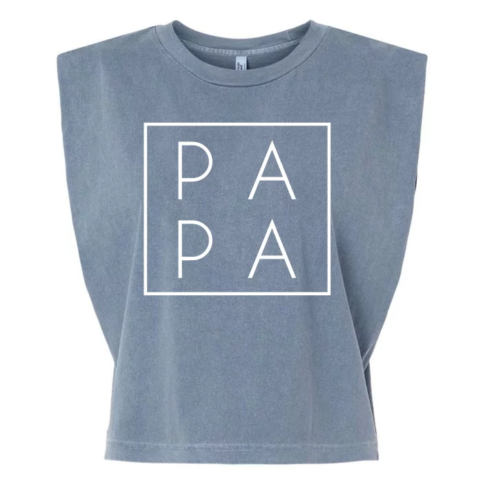 Modern PA PA Papa Father logo Garment-Dyed Women's Muscle Tee