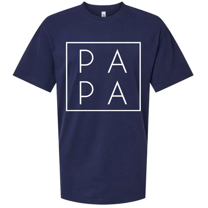 Modern PA PA Papa Father logo Sueded Cloud Jersey T-Shirt