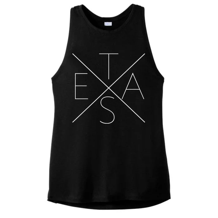 Modern Texas Ladies Tri-Blend Wicking Tank