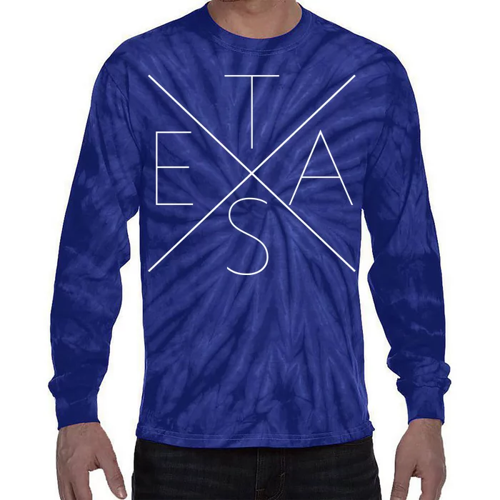 Modern Texas Tie-Dye Long Sleeve Shirt