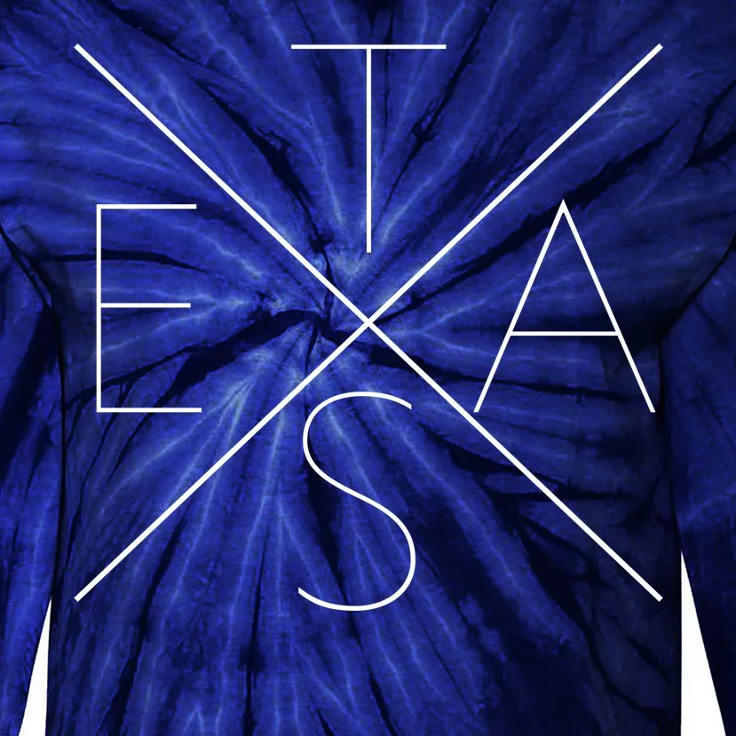 Modern Texas Tie-Dye Long Sleeve Shirt