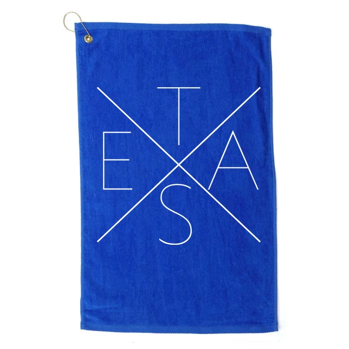 Modern Texas Platinum Collection Golf Towel