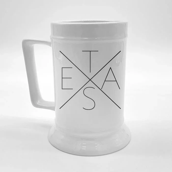 Modern Texas Front & Back Beer Stein