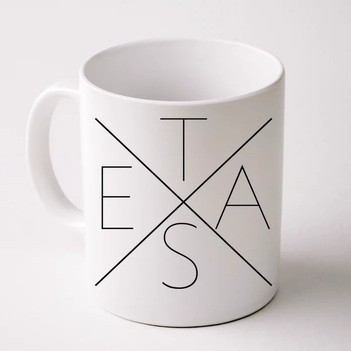 Modern Texas Front & Back Coffee Mug