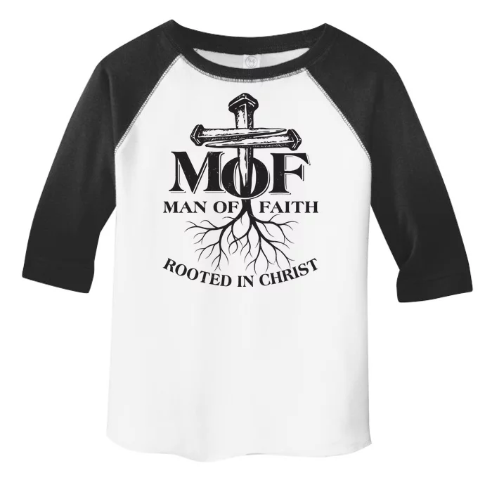 MOF Man of Faith Rooted In Christ Toddler Fine Jersey T-Shirt