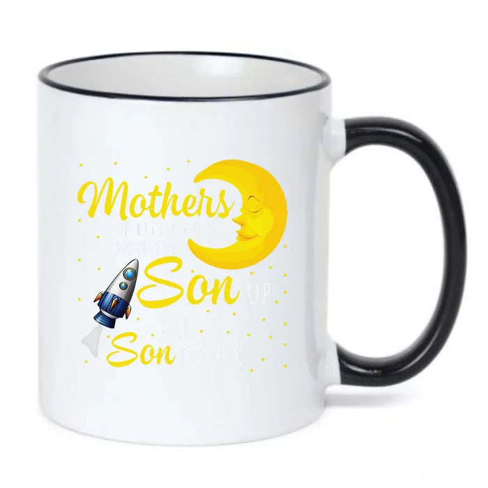 Mom Of From Son Up To Son Down Funny Mother's Day Mama Love Black Color Changing Mug