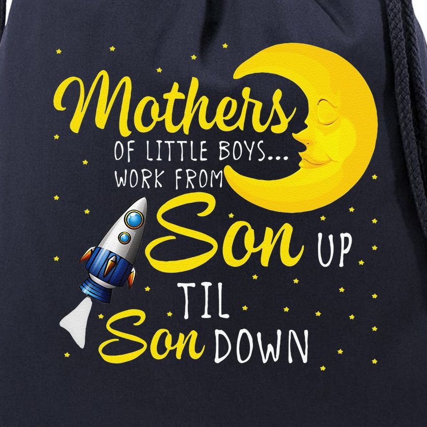 Mom Of From Son Up To Son Down Funny Mother's Day Mama Love Drawstring Bag  | TeeShirtPalace
