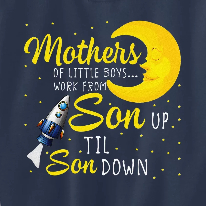 Mom Of From Son Up To Son Down Funny Mother's Day Mama Love Kids Sweatshirt