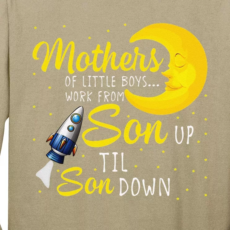 Mom Of From Son Up To Son Down Funny Mother's Day Mama Love Tall Long Sleeve T-Shirt