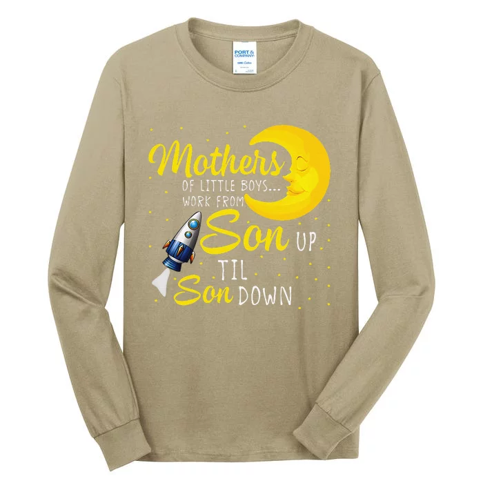 Mom Of From Son Up To Son Down Funny Mother's Day Mama Love Tall Long Sleeve T-Shirt