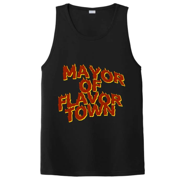 Mayor Of Flavor Town Performance Tank