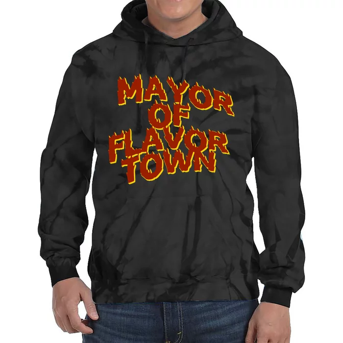 Mayor Of Flavor Town Tie Dye Hoodie