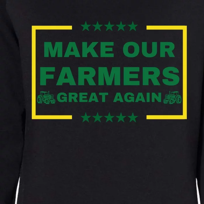 Make Our Farmers Great Again Womens California Wash Sweatshirt