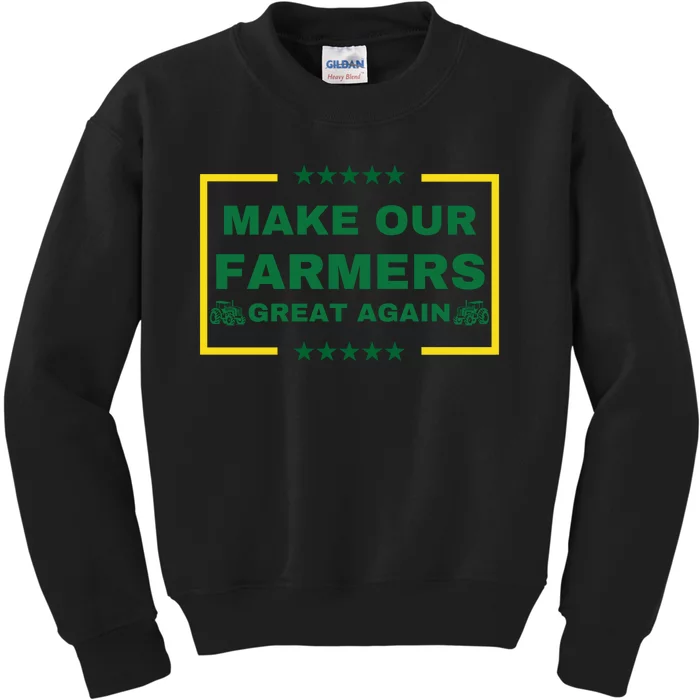 Make Our Farmers Great Again Kids Sweatshirt