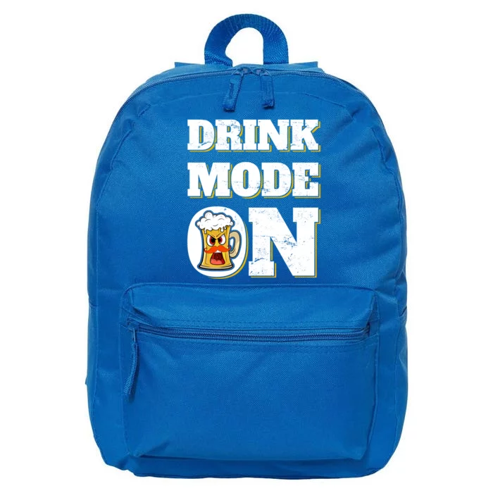 Mode On Funny Beer St Patrick's Day Ing Cool Gift 16 in Basic Backpack