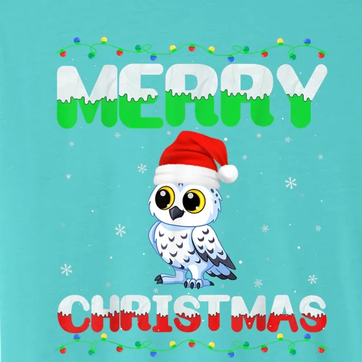 Matching Outfits For Holiday Party Snowy Owl Merry Christmas Gift ChromaSoft Performance T-Shirt