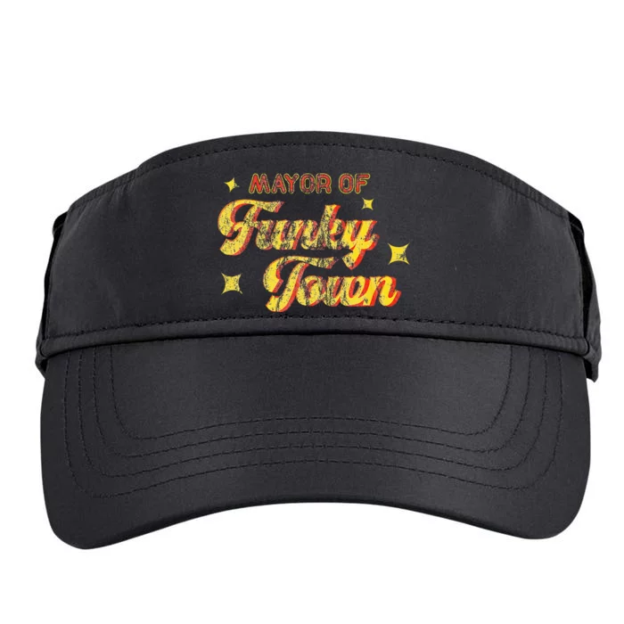 Mayor Of Funky Town 1970s Disco Funk 70s Retro Funk Adult Drive Performance Visor