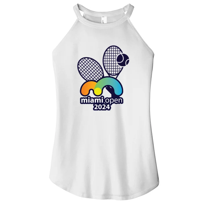 Miami Open Fever: Tennis Enthusiasts Exclusive Women’s Perfect Tri Rocker Tank