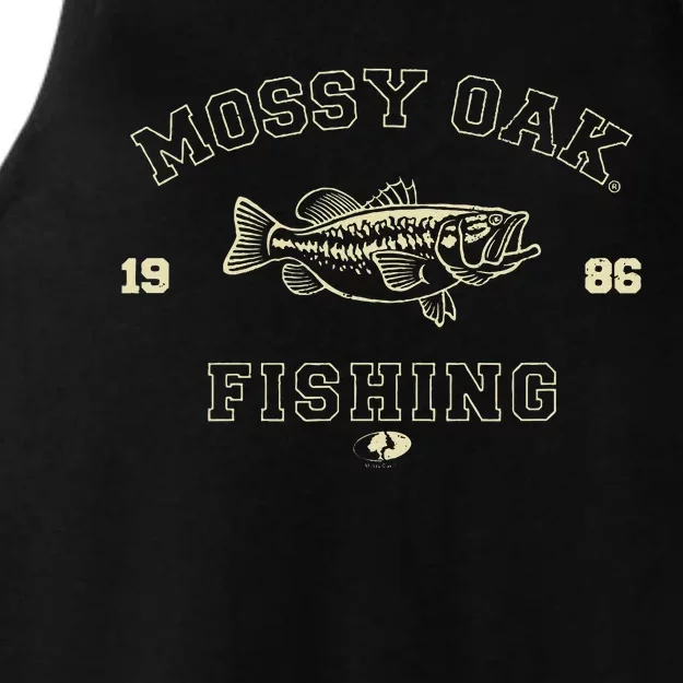 Mossy Oak Fishing 1986 Built For The Bite Fish Ladies Tri-Blend Wicking Tank