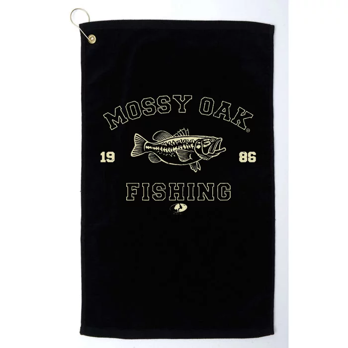 Mossy Oak Fishing 1986 Built For The Bite Fish Platinum Collection Golf Towel