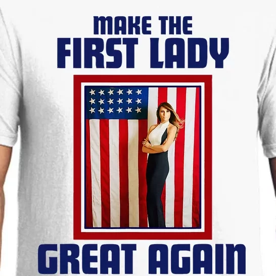 Make Our First Lady Great Again Melania Trump Pajama Set