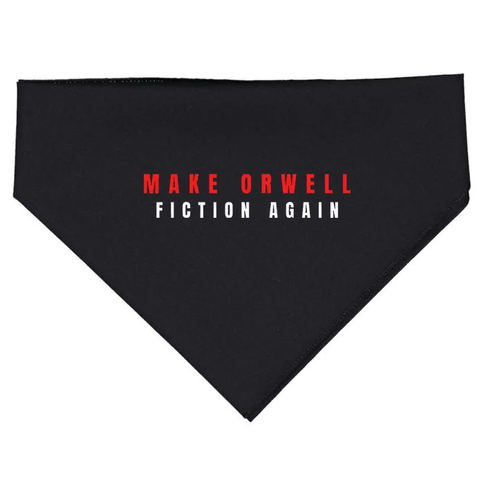 Make Orwell Fiction Again Trump USA-Made Doggie Bandana