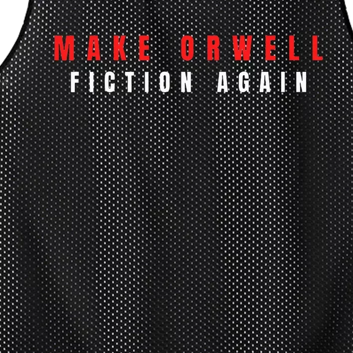 Make Orwell Fiction Again Trump Mesh Reversible Basketball Jersey Tank