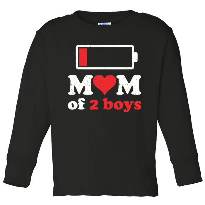 Mom Of From Son To Mom Quote Mothers Day Birthday Fun Toddler Long Sleeve Shirt