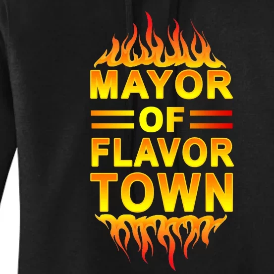 Mayor Of Flavor Town Women's Pullover Hoodie