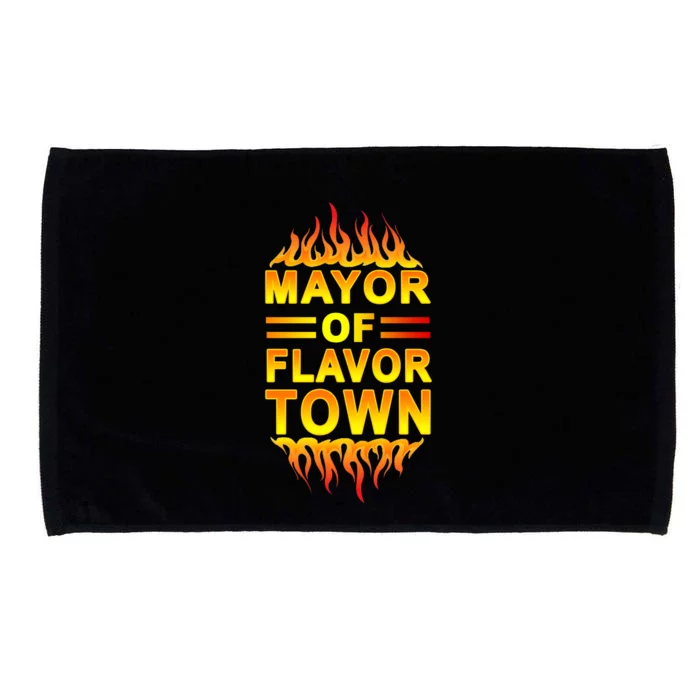 Mayor Of Flavor Town Microfiber Hand Towel