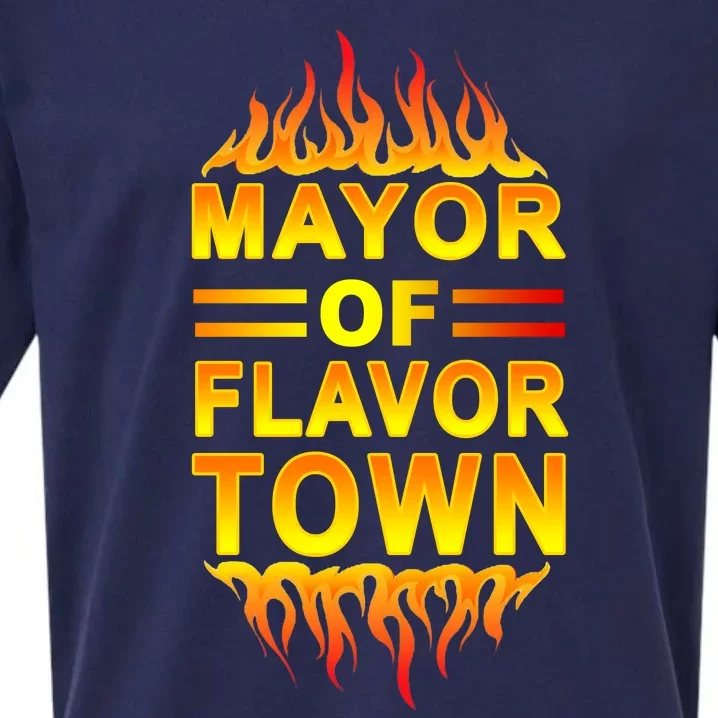 Mayor Of Flavor Town Sueded Cloud Jersey T-Shirt