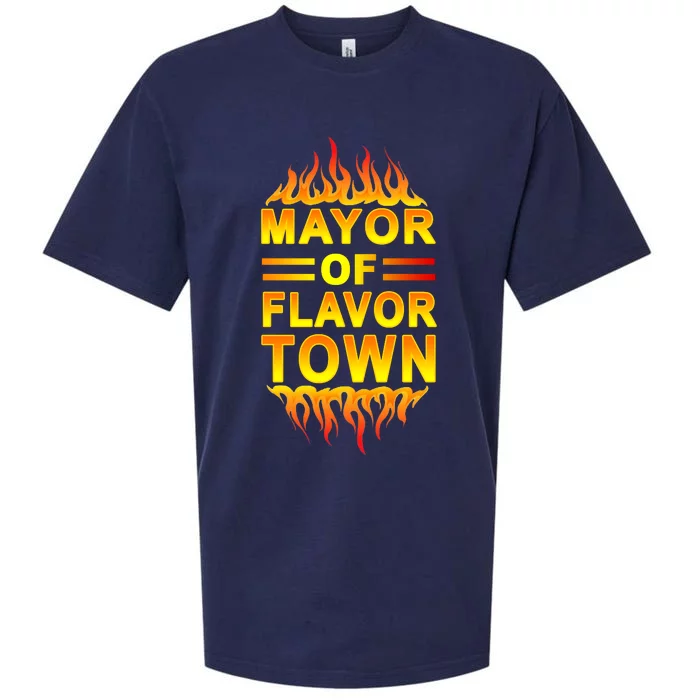 Mayor Of Flavor Town Sueded Cloud Jersey T-Shirt