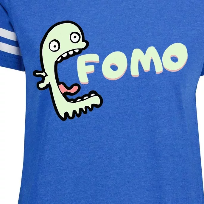 Master Of Fomo Fear of missing out at the stock exchange Enza Ladies Jersey Football T-Shirt