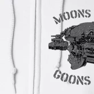 MoonS Out Goons Out Skull Helmet Nvgs Nsw Swcc Dbg Pin Full Zip Hoodie