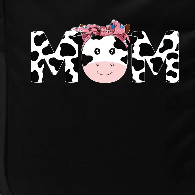 Mom Of Girt The Birthday Mother Cow Farm Cow Mommy 1st Impact Tech Backpack