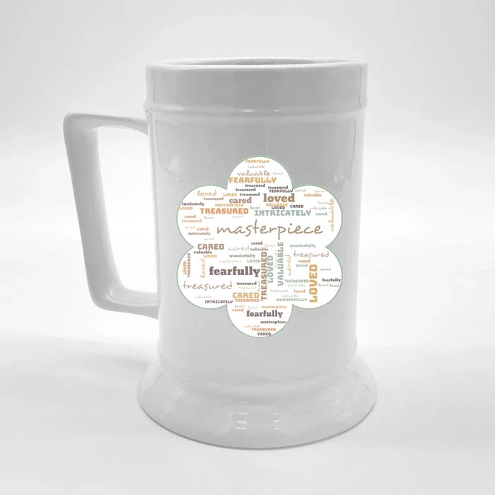 Masterpiece Of God Funny Gift Front & Back Beer Stein