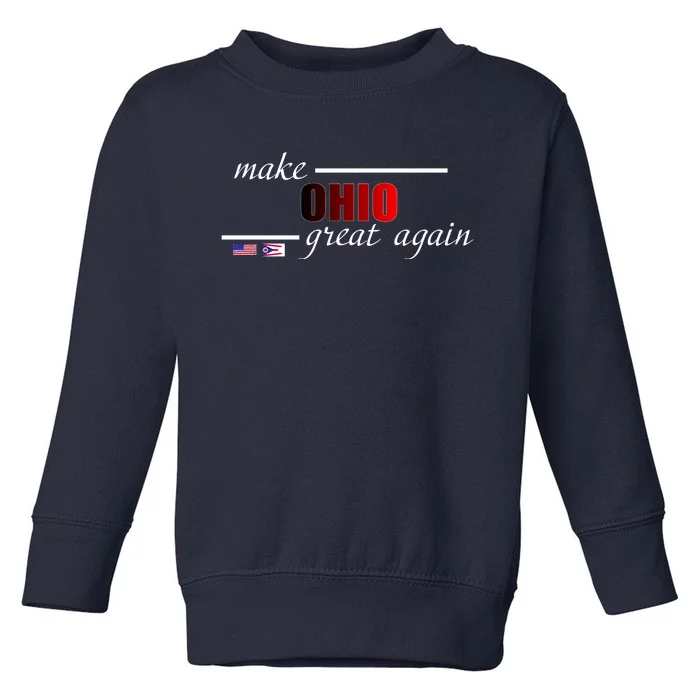 Make Ohio Great Again Toddler Sweatshirt