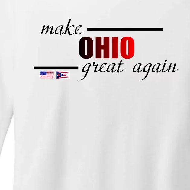 Make Ohio Great Again Womens CVC Long Sleeve Shirt