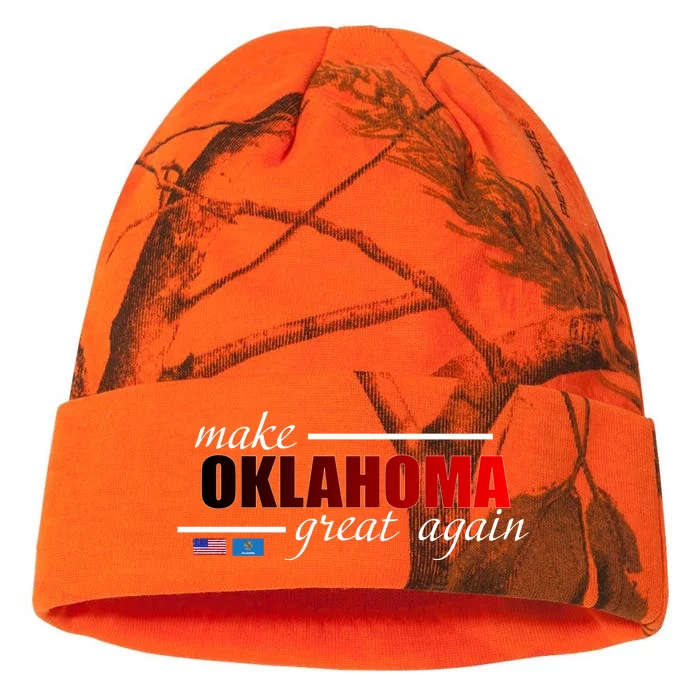 Make Oklahoma Great Again Kati - 12in Camo Beanie