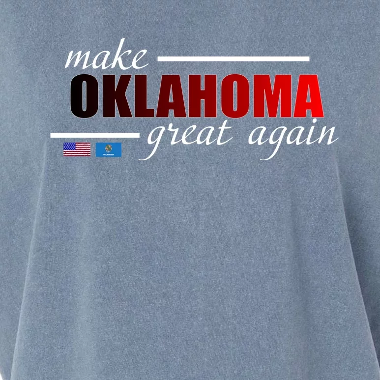 Make Oklahoma Great Again Garment-Dyed Women's Muscle Tee