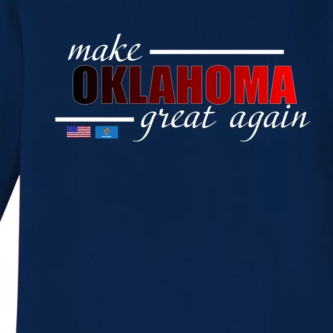 Make Oklahoma Great Again Baby Long Sleeve Bodysuit