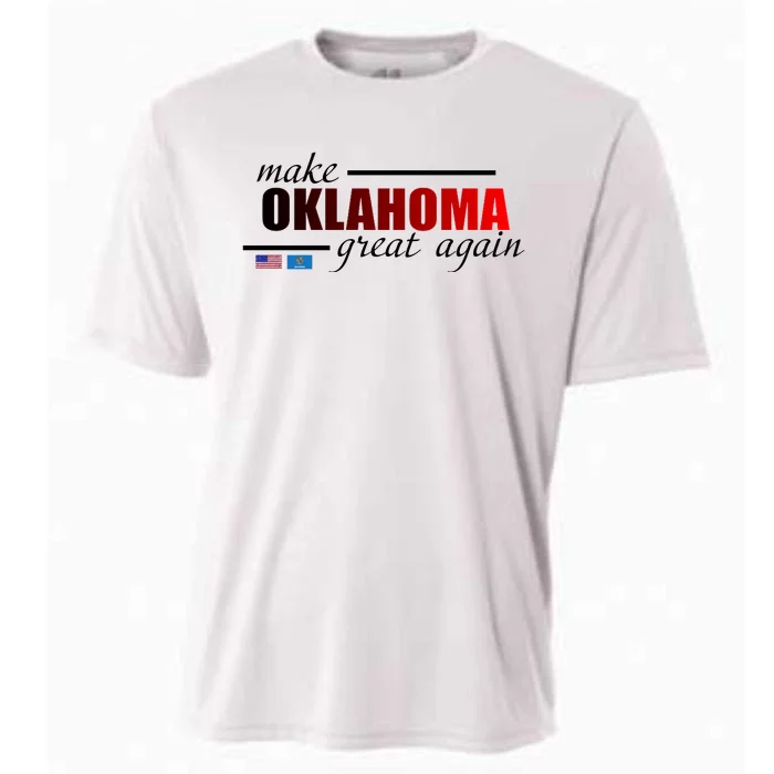 Make Oklahoma Great Again Cooling Performance Crew T-Shirt