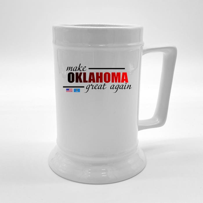 Make Oklahoma Great Again Front & Back Beer Stein