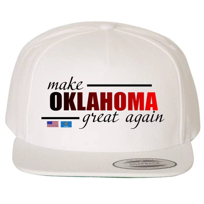 Make Oklahoma Great Again Wool Snapback Cap