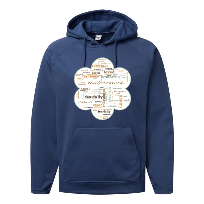 Masterpiece Of God Gift Performance Fleece Hoodie