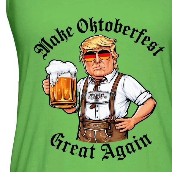 Make Oktoberfest Great Again Beerfest Wurstfest Ladies Essential Flowy Tank