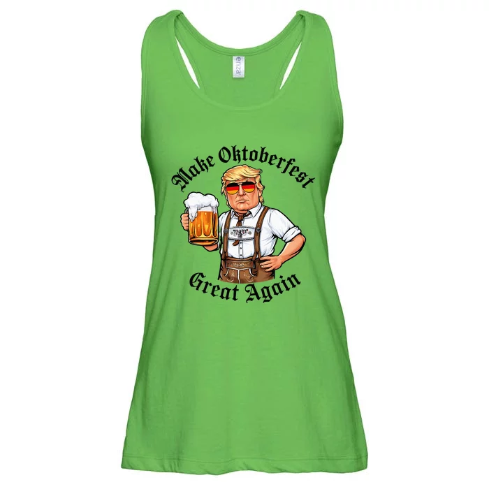 Make Oktoberfest Great Again Beerfest Wurstfest Ladies Essential Flowy Tank