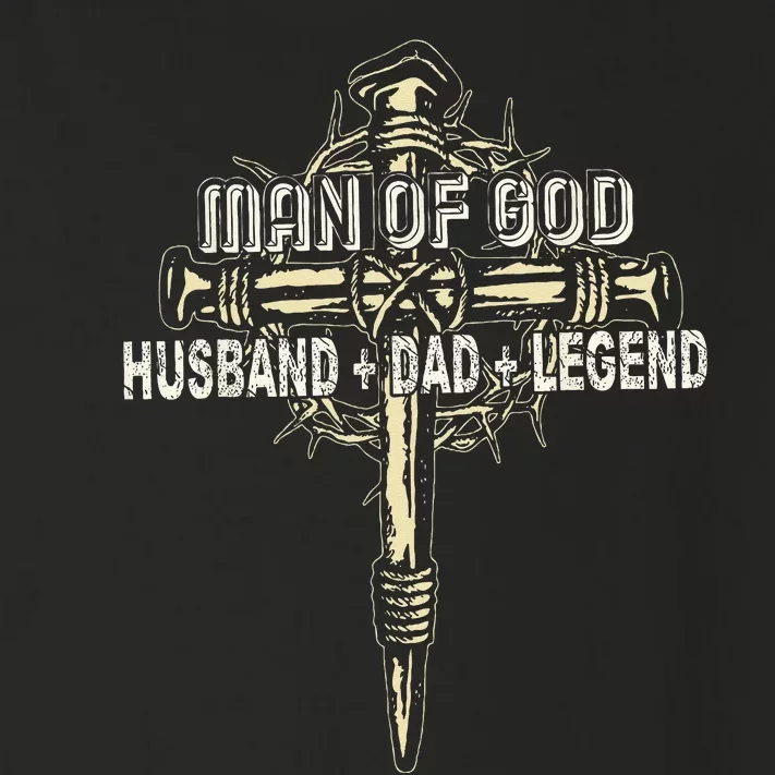 Man Of God Husband Dad Happy Father's Day Proud Christian Toddler Long Sleeve Shirt